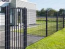 Clôture Grillage Rigide - Maille 10X5.5Cm, Gris destiné Cloture Jardin Luxembourg
