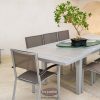 Collection Dripper - Table Extensible Aluminium Avec Lattes ... intérieur Table Jardin Ceramique