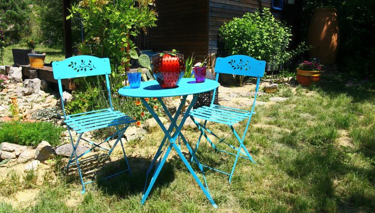 Comment Repeindre Un Salon De Jardin En Fer à Salon De Jardin En Fer Coloré