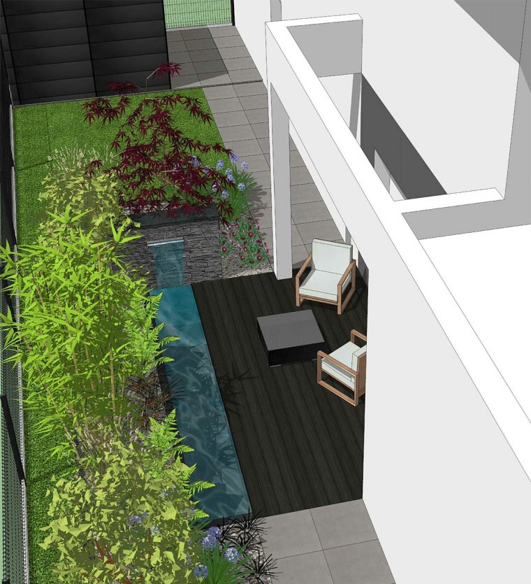 Conception Création Plans Jardins Extérieurs 3D Rennes Saint … avec Conception Jardin 3D Gratuit