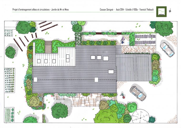 Conception / Plans | Paysagiste Jardin Vivant destiné Plan Amenagement Jardin Gratuit