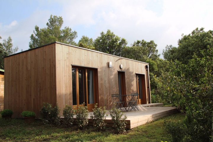 Construction D'un Studio De Jardin Habitable En Bois À Aix … tout Studio De Jardin Habitable