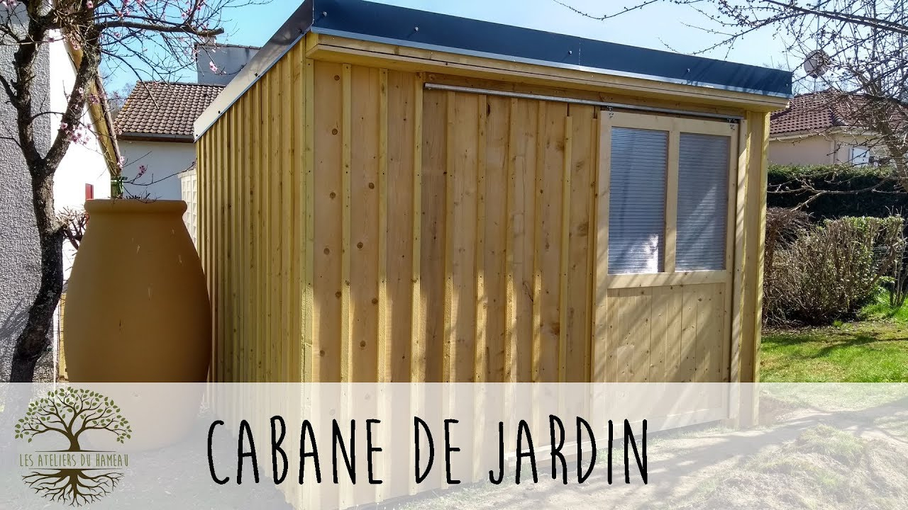Construction D'une Cabane De Jardin encequiconcerne Faire Son Abri De Jardin