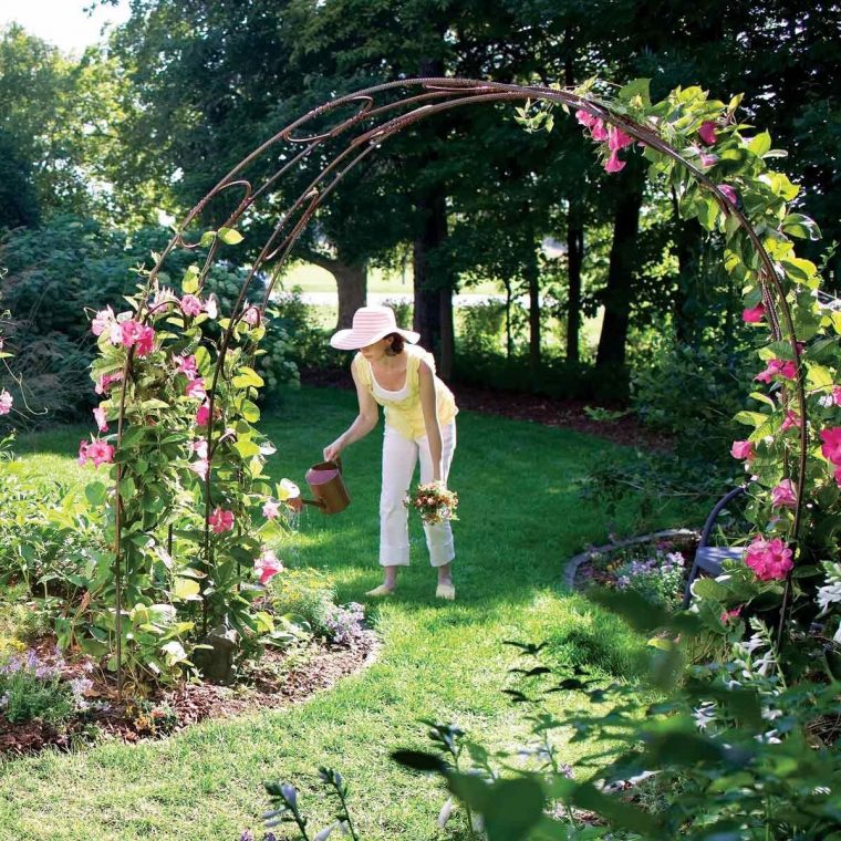 Construire Une Arche De Jardin | Arche Jardin, Jardins Et … à Arche Pour Jardin