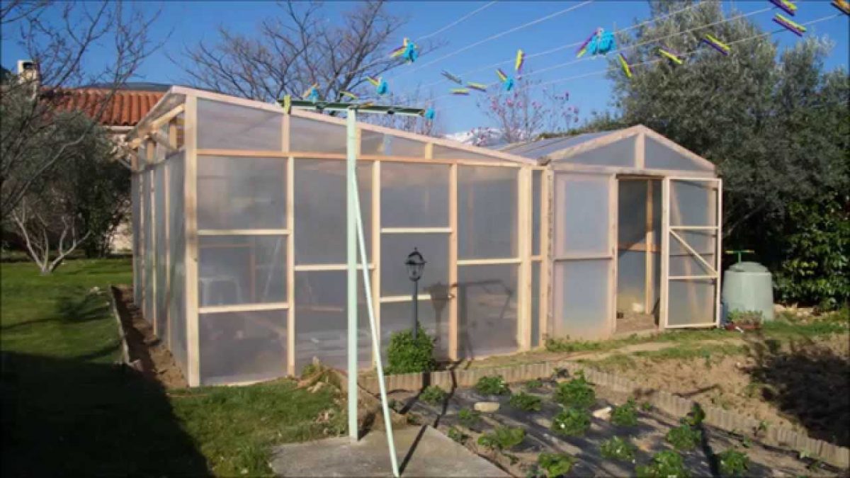 Construire Une Serre En Bois De 24M² à Faire Sa Serre De Jardin Soi Meme