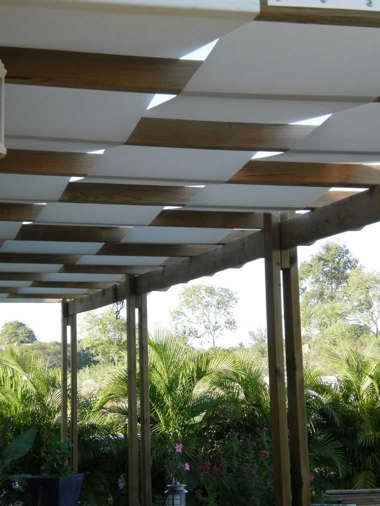 Couverture De Pergola Toile Tendue Guadeloupe Le Gosier … avec Toile Suspendue Jardin