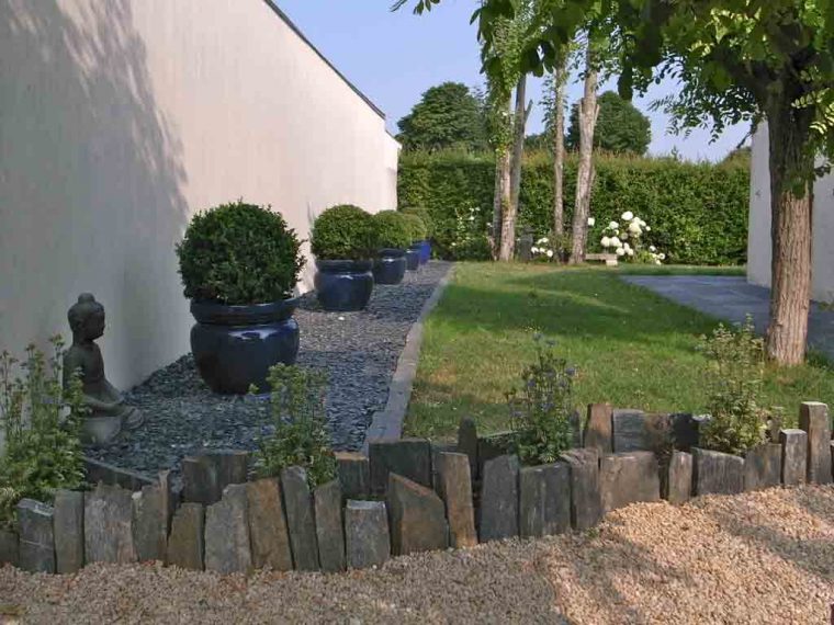 Création De Jardin Zen – Paysagiste La Rochelle Ile De Ré dedans Decoration Minerale Jardin