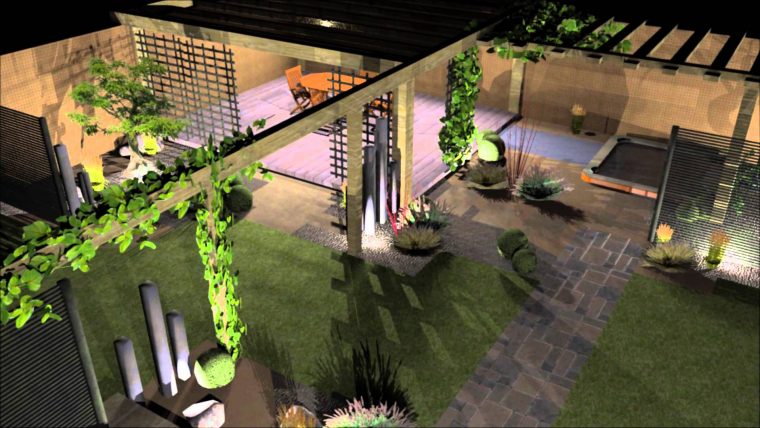 Cuisine: Plan D Architecture Et Armoire Design Aetadesign … à Conception Jardin 3D Gratuit