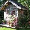 Cute Garden Shed ~ Love The Pink | Chalet De Jardin ... intérieur Construire Une Cabane De Jardin