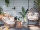 Déco Jardin : Ambiance Lounge Et Cosy | Balkong Design ... encequiconcerne Loveuse De Jardin Resine Tressee
