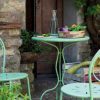 Décoration De Jardin : Chaises De Jardin Et Table En Fer ... avec Decoration De Jardin En Fer Forgé