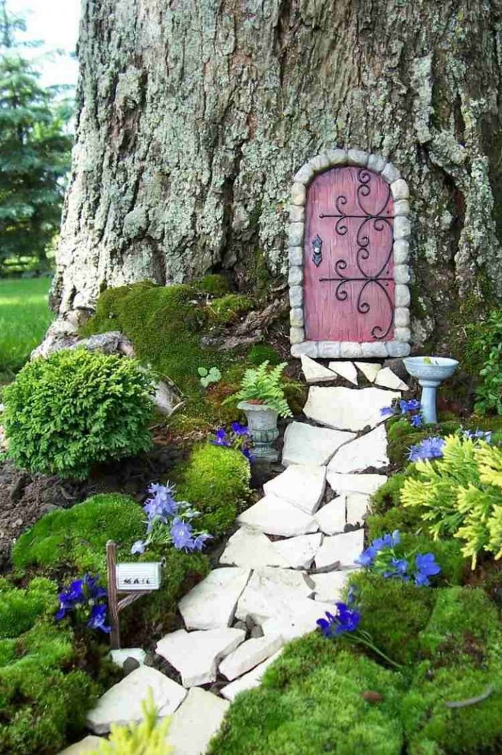 Décoration Pour Jardin À Faire Soi-Même–Porte De Gnome … tout Decoration De Jardin A Faire Soi Meme
