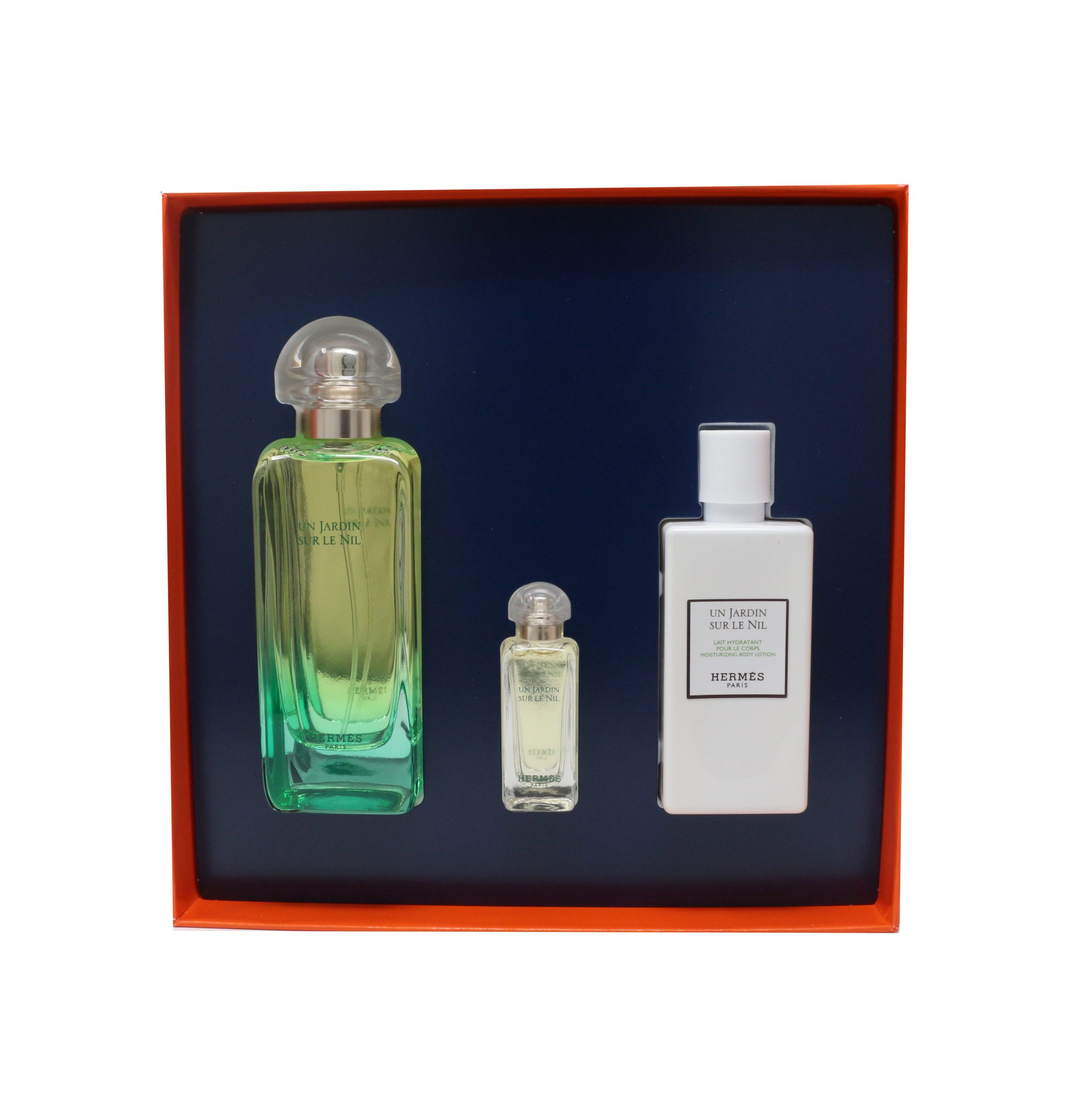 Details About Hermes Un Jardin Sur Le Nil 3-Piece Gift Set New In Box pour Hermes Perfume Un Jardin Sur Le Nil
