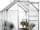 Détails Sur Serre De Jardin En Aluminium 5,85M³ Avec Fenêtre Et Gouttière -  M4 serapportantà Serre De Jardin Professionnel