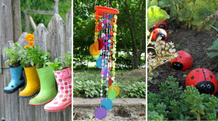 Diy Enfants : 20 Idées Déco Pour Le Jardin – Momes destiné Idée Cadeau Jardin