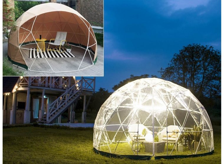 Dôme Abri De Jardin Jard'igloo + Couverture Hiver – Jardideco – pour Bulle De Jardin Prix
