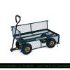 ⚡️ Chariot De Transport - Avec Roues Pneumatiques, Charge Max. 350 Kg,  113.5 X 52 X 88 Cm, Vert Ou intérieur Charrette De Jardin