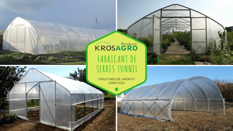 ✅ Serres De Jardin – Serre Tunnels – Fabricant Krosagro encequiconcerne Serre De Jardin Professionnel