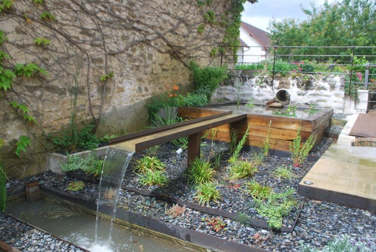 Eau Jardin, Paysagiste À Pourrain Et Auxerre, Création De … pour Conception Bassin De Jardin