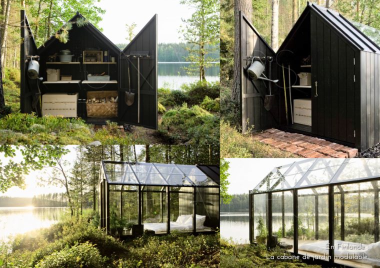 En Finlande : La Cabane De Jardin Modulable. | Cabane Jardin … tout Abri De Jardin Finlandais