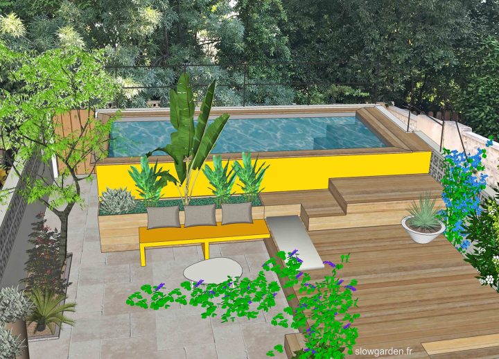 Exemples De Projets – Slowgarden | Terrasse Jardin … avec Exemple D Aménagement De Jardin