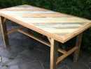 Fabrication D'une Table Solide En Bois De Récupération - Partie 1 pour Plan Pour Fabriquer Une Table De Jardin En Bois