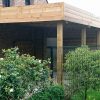 Fabriquer Carport Toit Plat Élégant Construire Garage Bois ... concernant Construire Une Cabane De Jardin