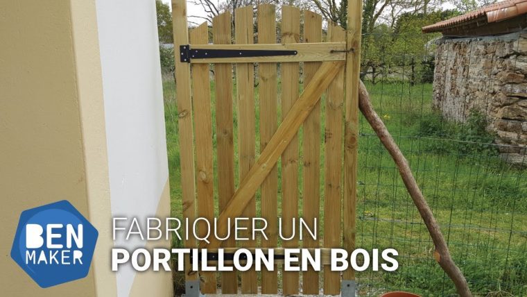 Fabriquer Un Portillon En Bois | Diy | Benmaker serapportantà Portillon De Jardin En Bois