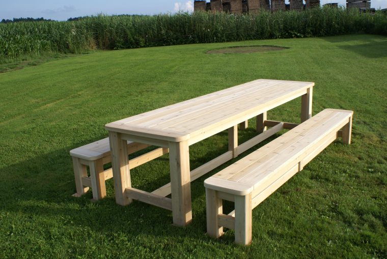 Fabriquer Une Table De Picnic En Bois – Deco Maison Design … avec Comment Fabriquer Un Banc De Jardin