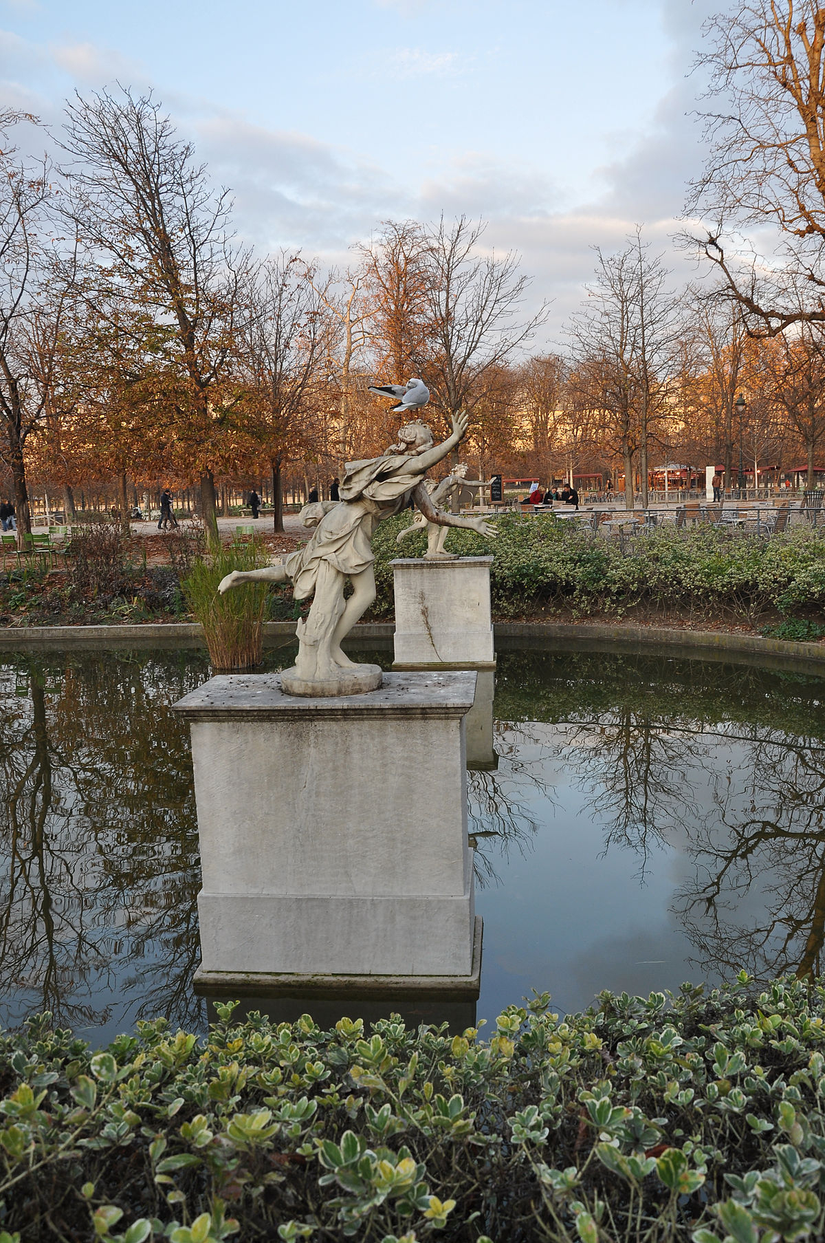 File:bassin Rectangulaire Sud Jardin Des Tuileries 002.jpg ... destiné Bassin De Jardin Rectangulaire