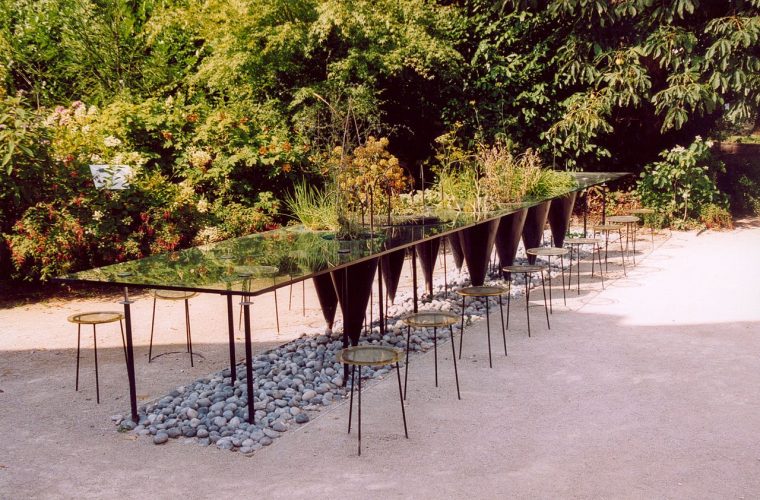 File:france Loir-Et-Cher Chaumont-Sur-Loire Jardin Table … avec Table Jardin Verte