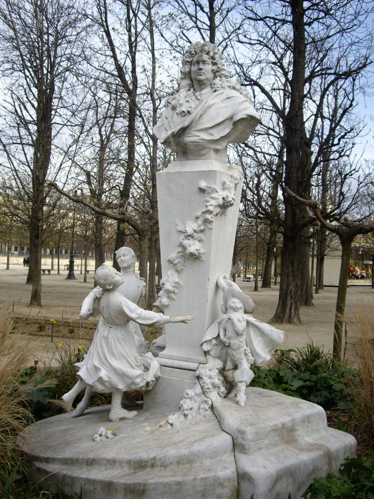 File:gabriel Pech, Monument À Charles Perrault – Le Chat … concernant Botte De Jardin