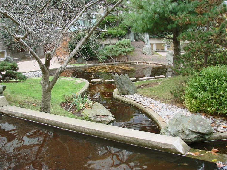 File:le Jardin Japonais De Noguchi (Unesco, Paris … serapportantà Modele De Jardin Japonais