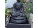 Fontaine De Jardin Bouddha Assis 1 M 20 Patiné Noir - Achat ... dedans Bouddha Pour Jardin Pas Cher