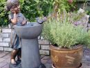 Fontaine De Jardin Petite Fille Avec Pompe Detroit- encequiconcerne Petite Fontaine De Jardin Pas Cher