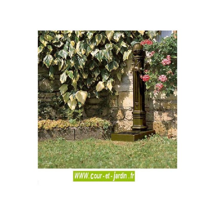 Fontaine Griffon Avec Vasque -Fontaines De Jardin – Cour Et … avec Fontaine De Jardin En Fonte