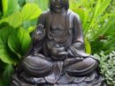 Fontaines D'intérieur Avec Lumière Led Bouddha Et Fleur De ... pour Statue Bouddha Exterieur Pour Jardin