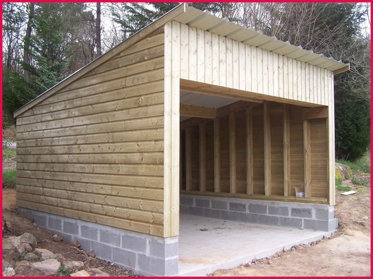 Garage Bois Ou Parpaing Sportsfactoryco Comment Construire … dedans Abri De Jardin Prefabrique En Beton