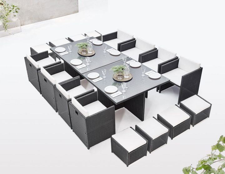 Garden Furniture Modular Insert Family 16 Squares | Bobochic ® concernant Sallon De Jardin