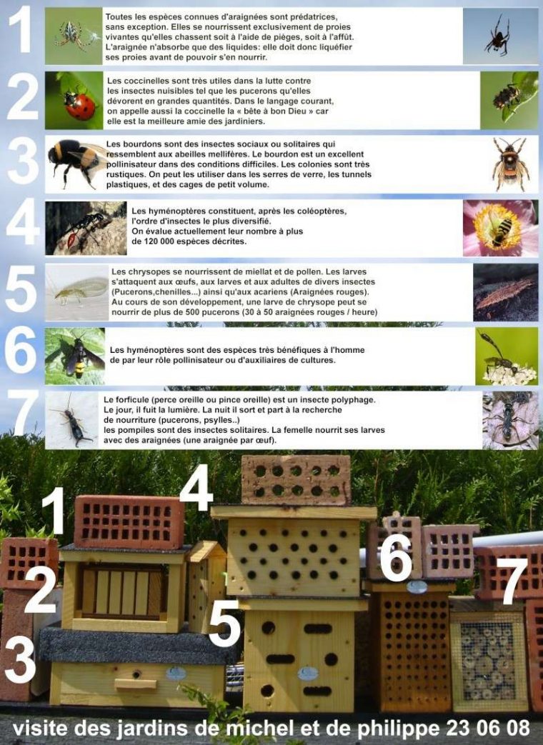 Gîtes Pour Insectes Gestes Pour La Nature – Au Jardin, Forum … concernant Abris Pour Insectes Du Jardin