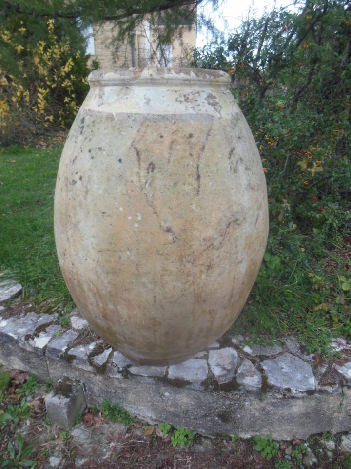 Grande Et Rare Jarre De Biot ,poterie Xviiieme – Antiquités … concernant Jarre De Jardin