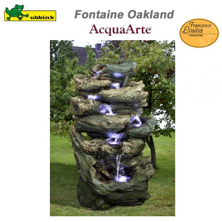 Grande Fontaine De Jardin Extérieur Polyrésine Oakland à Grande Fontaine De Jardin