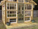 Green House Made Using Old Windows | Serre Jardin, Maison ... concernant Construire Jardin Surélevé