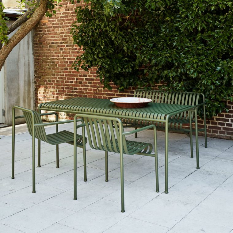 Hay – Palissade Tisch, Rectangular, 170 X 90 Cm, Light Grey intérieur Table Jardin Super U