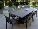 Hegoa By Claude Robin - Contemporary Table / Metal / Rectangular / Garden  By Les Jardins | Archiexpo tout Table De Jardin Aluminium Et Composite