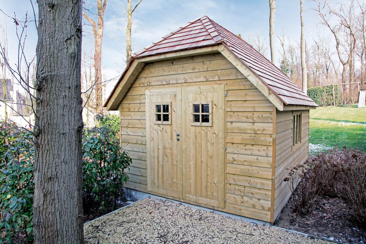 Houten Cottage, Tuinhuis Met Dubbele Deur - Cottage, Abri De ... tout Abri De Jardin Cottage