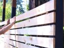 How To Build A Diy Backyard Fence, Part Ii | Cloture Jardin ... tout Panneau Separation Jardin