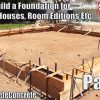 How To Build And Setup A Concrete Foundation For Garages ... tout Fondation Abri De Jardin
