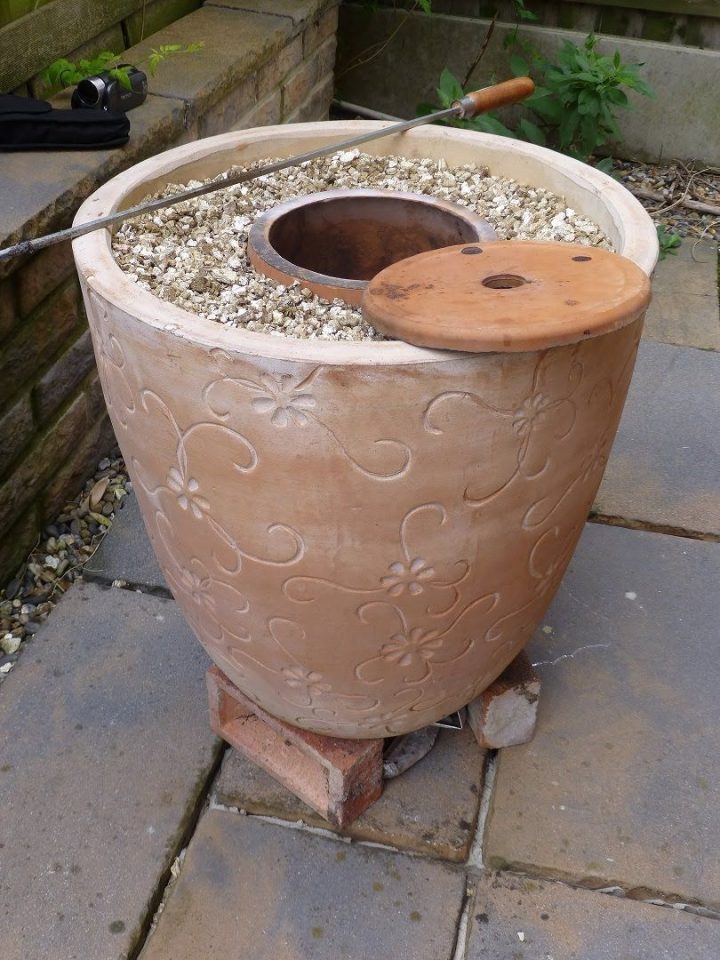 How To Make A Diy Tandoor Oven With Flower Pots | Four … encequiconcerne Ustensile De Jardin