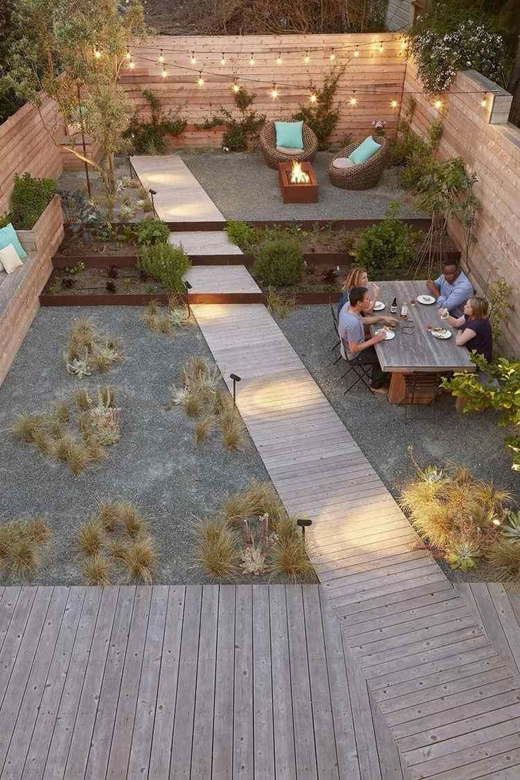 Idée Aménagement Jardin : Les Meilleurs Conseils À Piocher ... concernant Jardin Paysager Contemporain Design